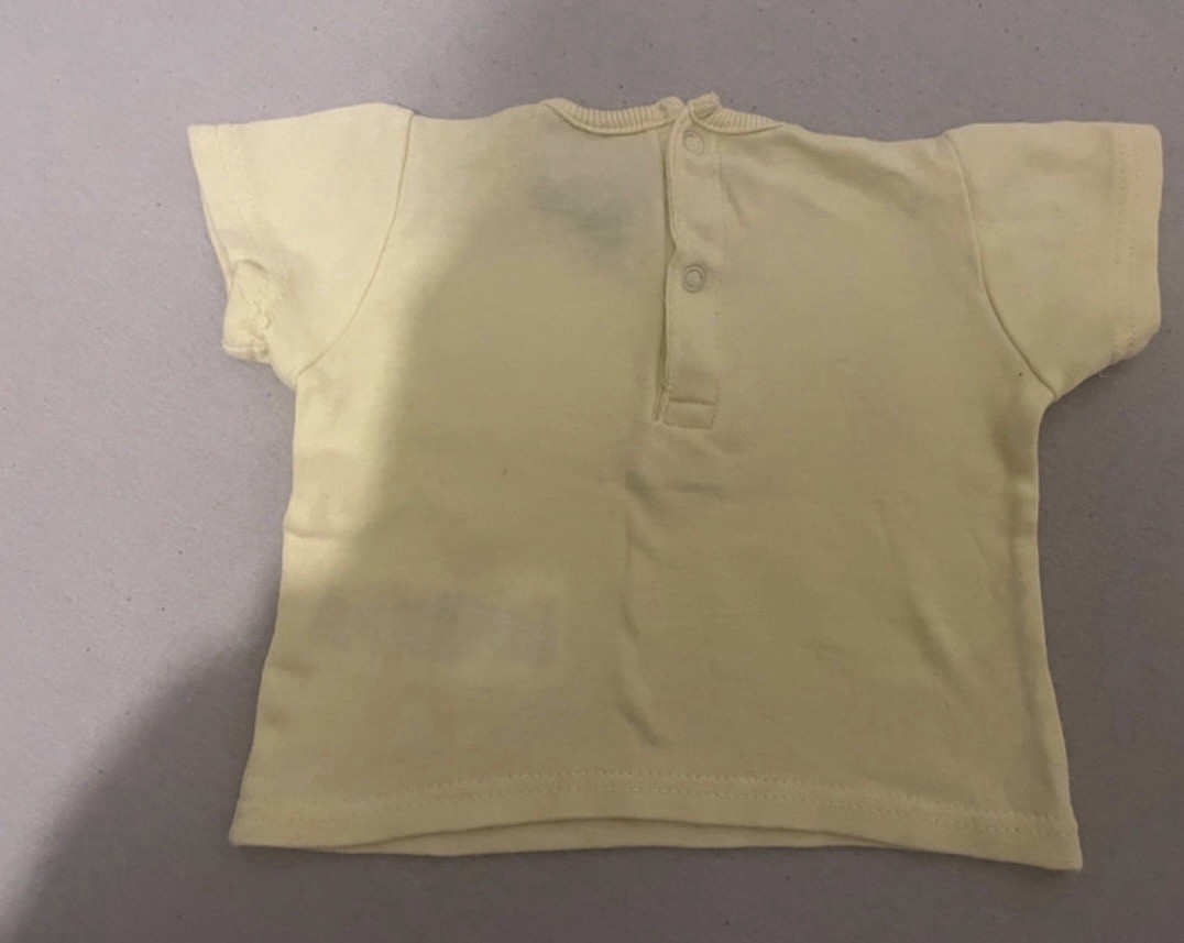 Bench Baby Boy Yellow Short Sleeve Top T- Shirt 12 Months