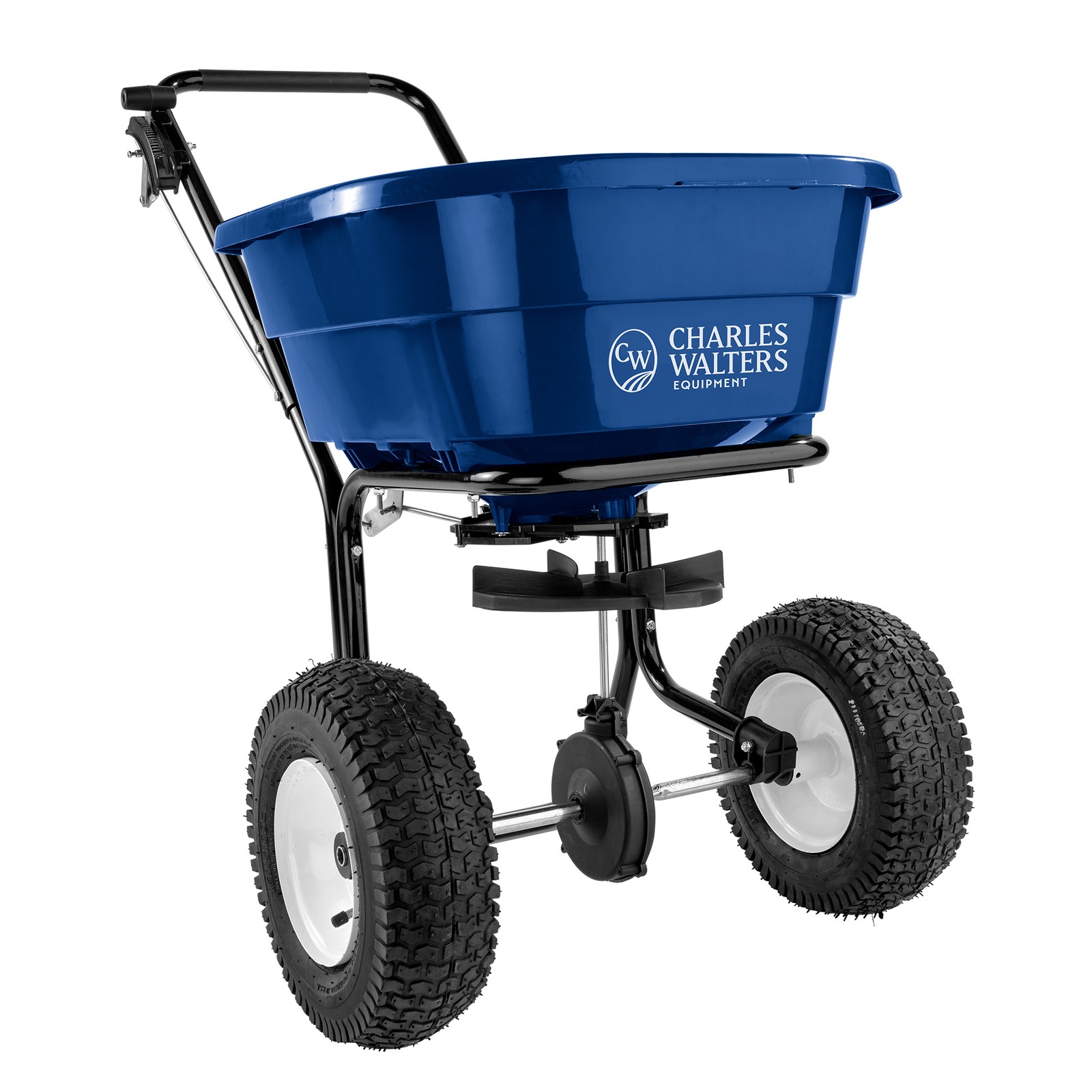Charles Walters CW2500 Painted Steel Landscape Broadcast Spreader, 80lb Capacity