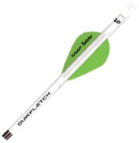 NAP New Archery Products QuikFletch 2" Twister Vane System, (W,G,G)