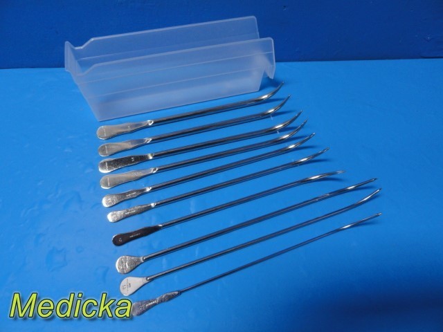 V. Mueller / Sklar Lefort Urethral Sound Insertion Handles 10–30FR W/ BIN ~38933