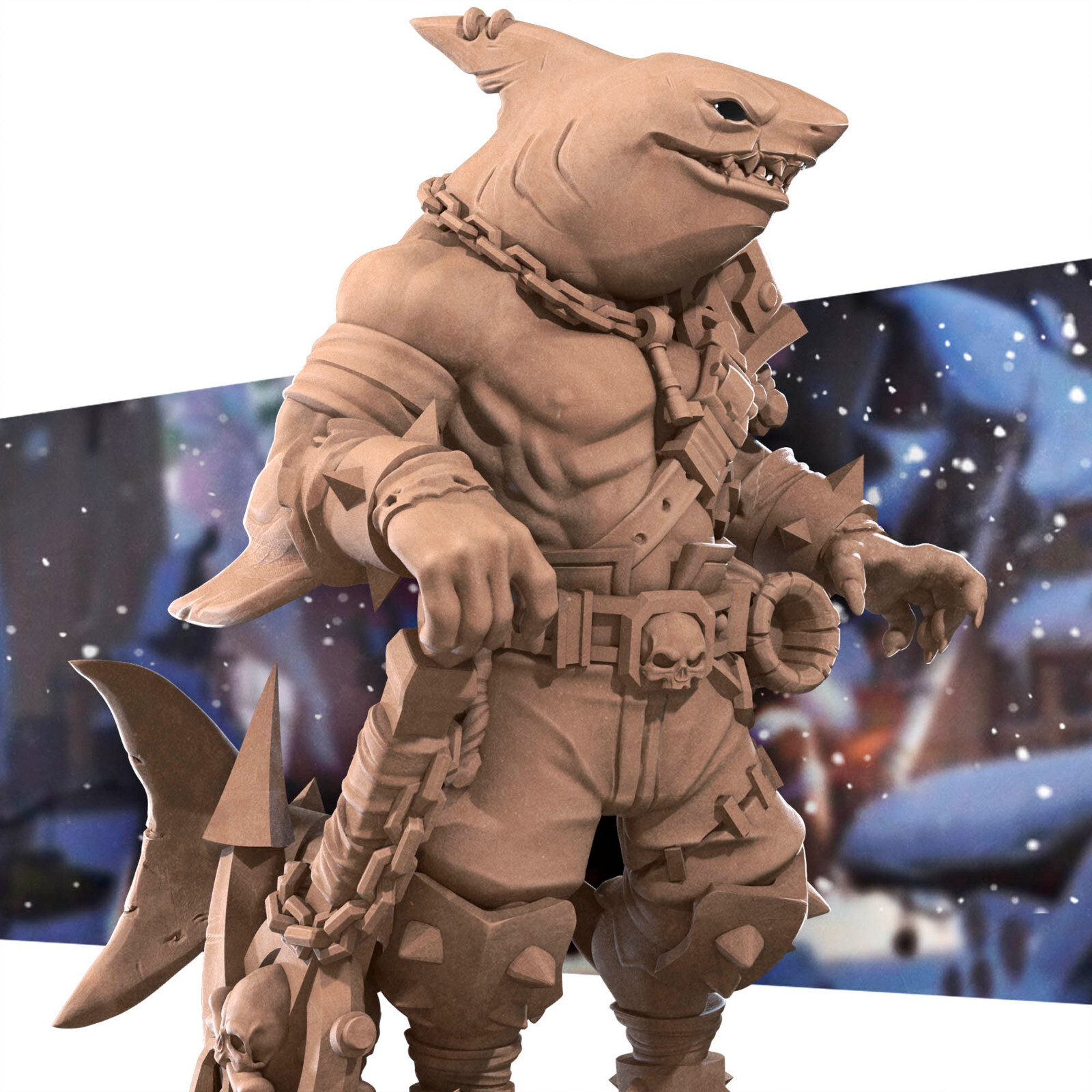 Sharkfolk Bandit - Monster - Bite the Bullet - Dungeons and Dragons