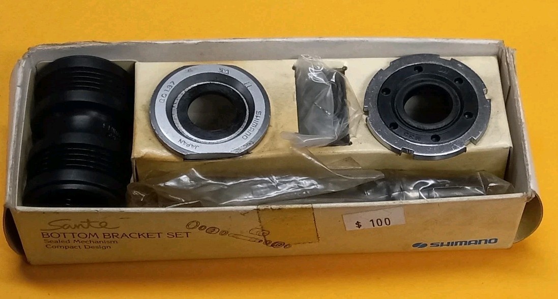 Vintage NOS Sante Shimano Bottom Bracket Set New In Box