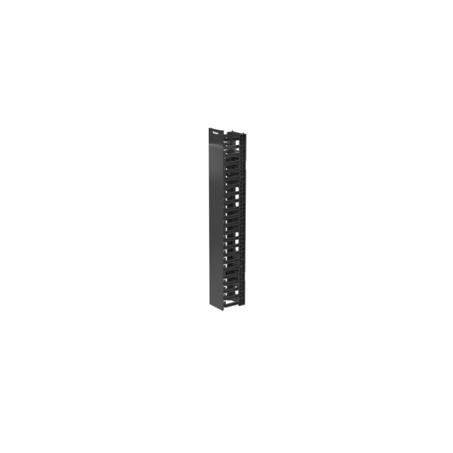 Panduit WMPVF22E Vertical Single-Sided Manager ABS 22RU 4.9 Inch Wide Black