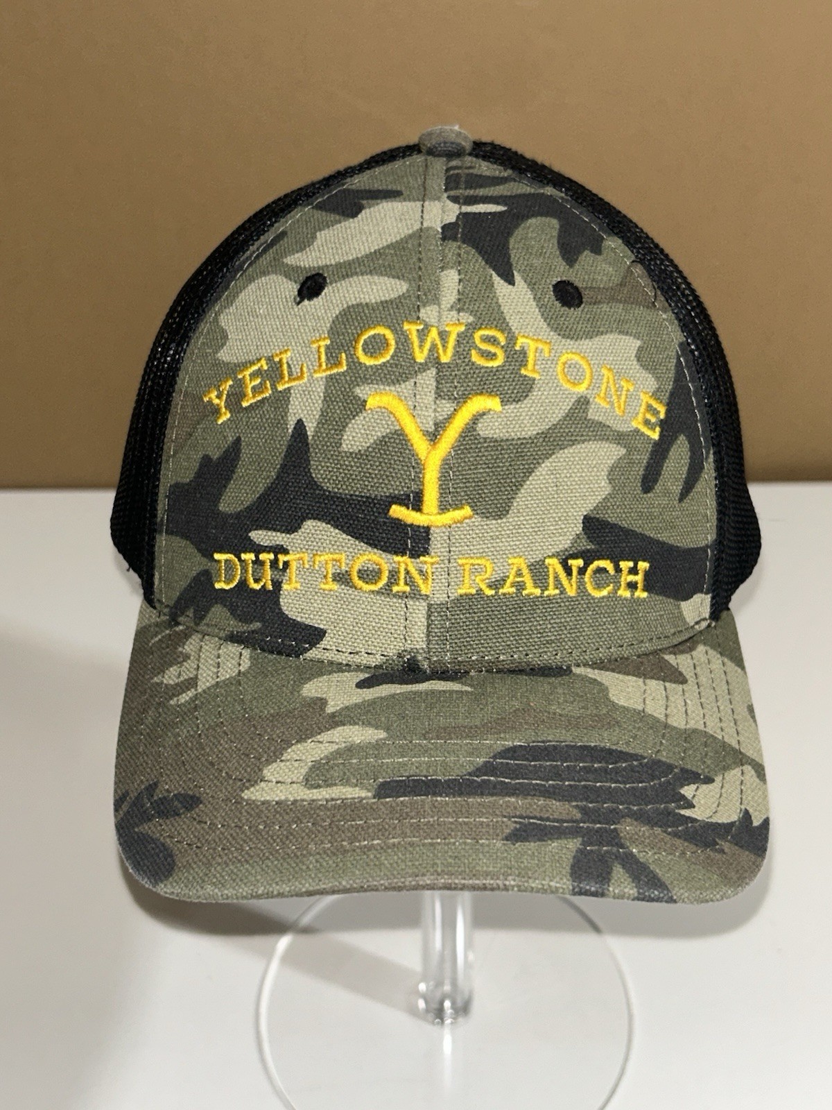 Yellowstone Dutton Ranch Camo Adjustable Trucker Hat Multi-Color