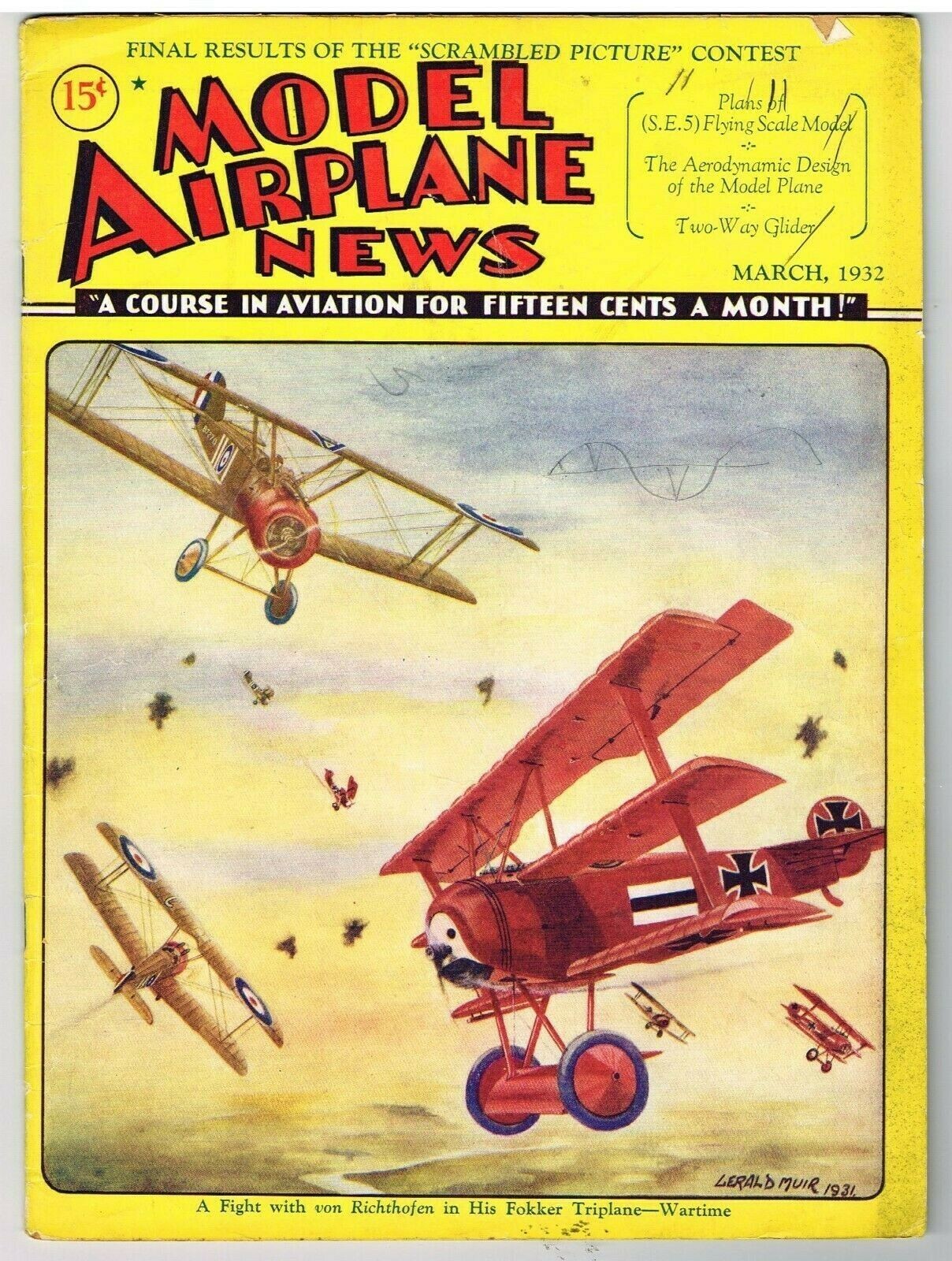 MODEL AIRPLANE NEWS Magazine March 1932  Course in Aerial Radio: part 10