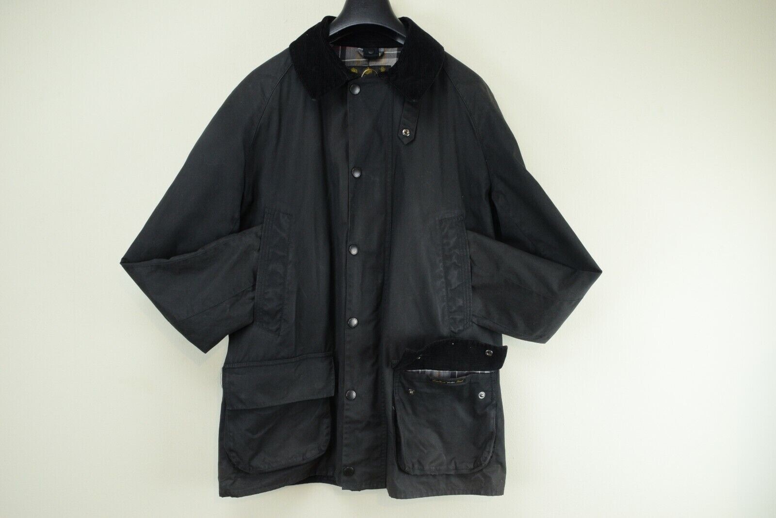 Barbour Men’s Bristol Waxed-Cotton Jacket size L