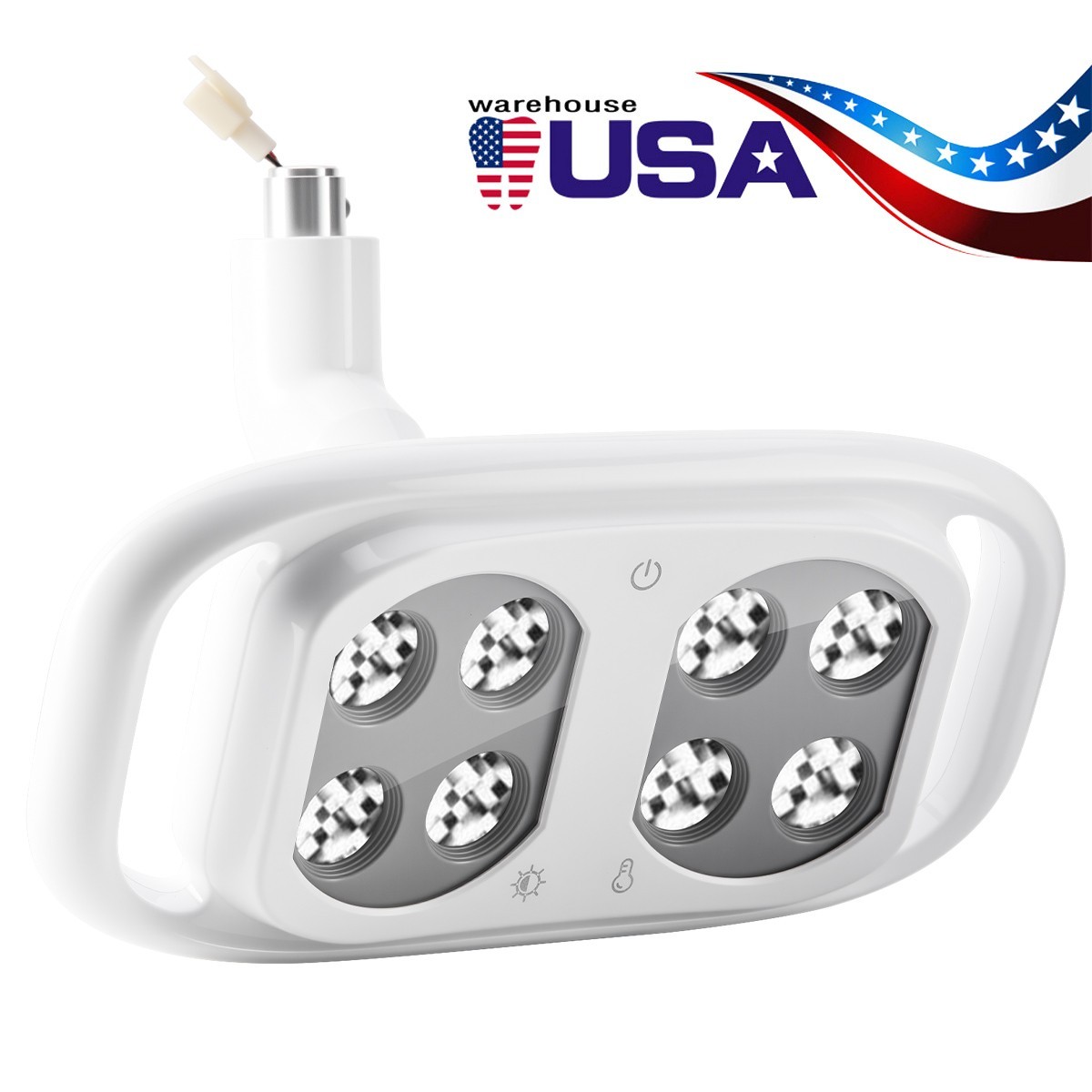 Dental 10W Light Surgical Lamp Adjustable Color 8 LED Lens For Dental Unit Chair