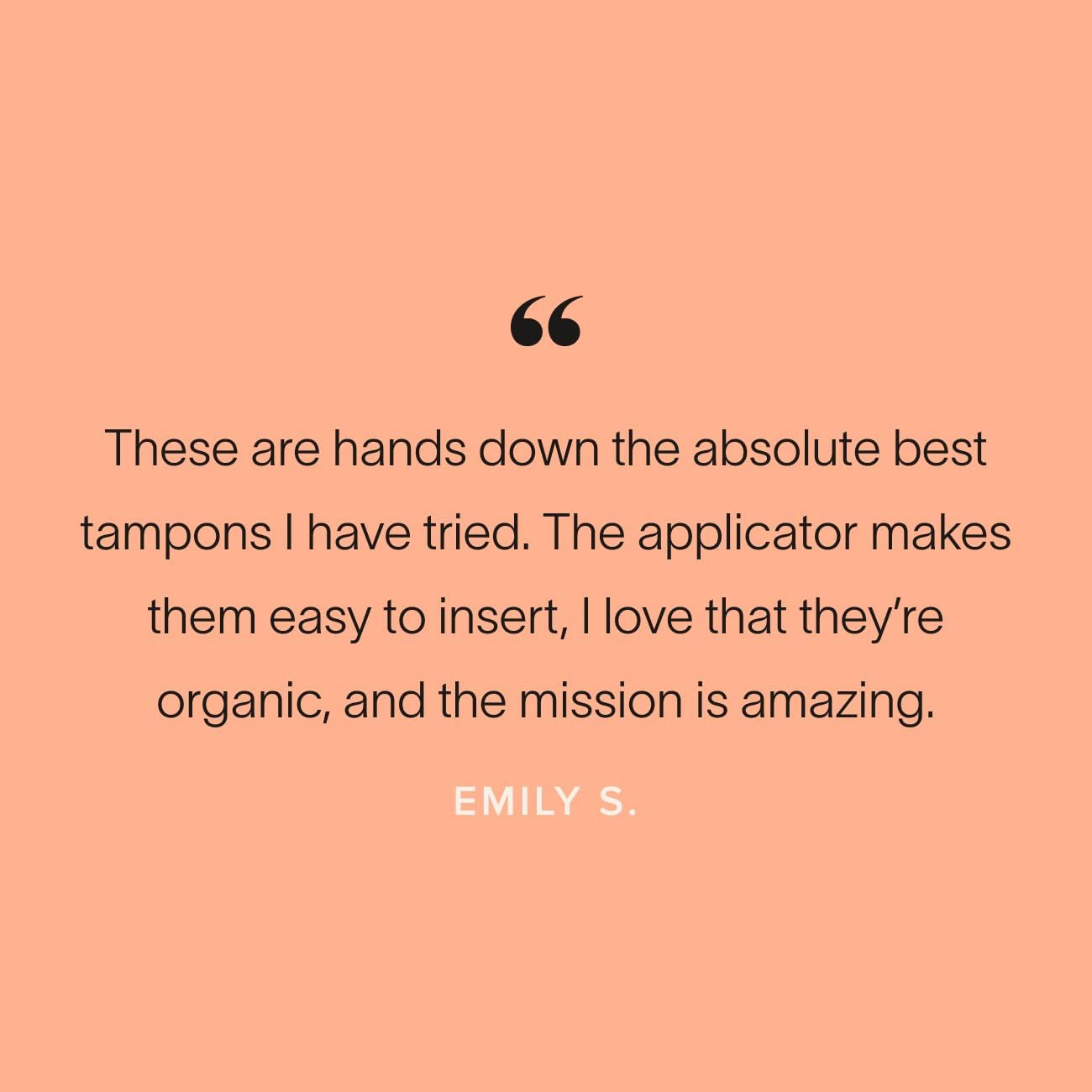 Organic Applicator Tampons | Super plus Absorbency | 100% Organic Cotton, Unscen