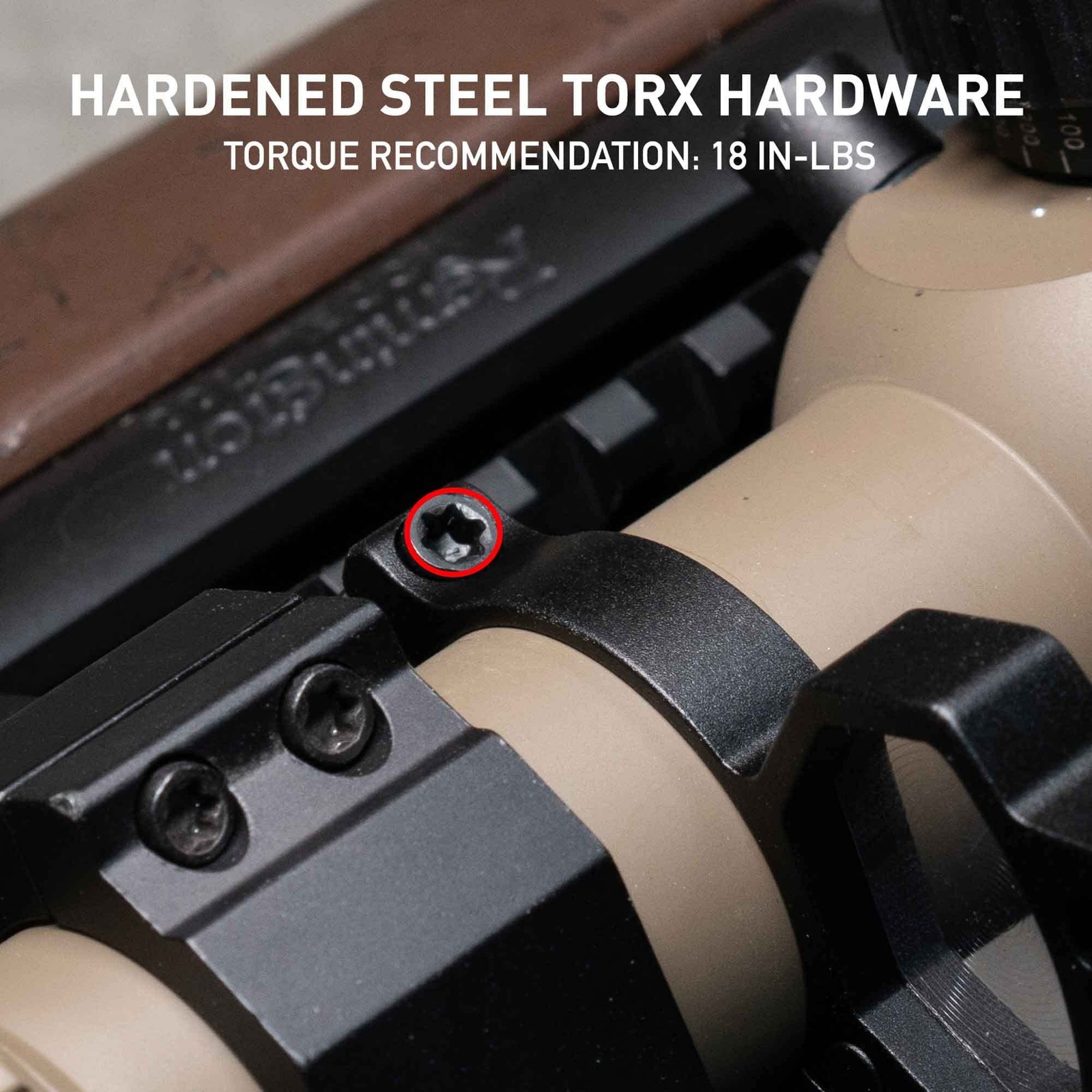 Monstrum Next Level Series Scope Turret Magnifying Glass with Level Bubble |...