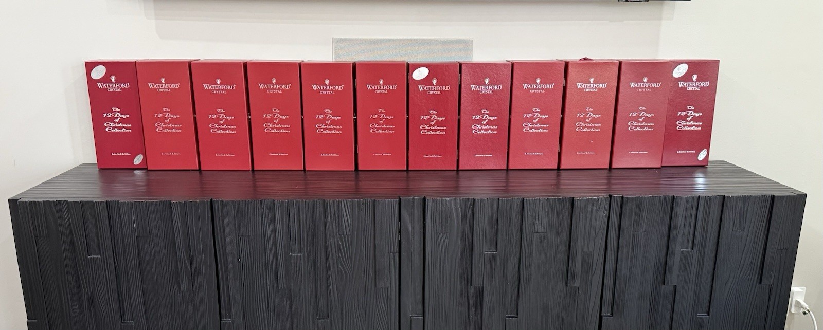 This Is The 12 Days Of Christmas Waterford Crystal Glasses