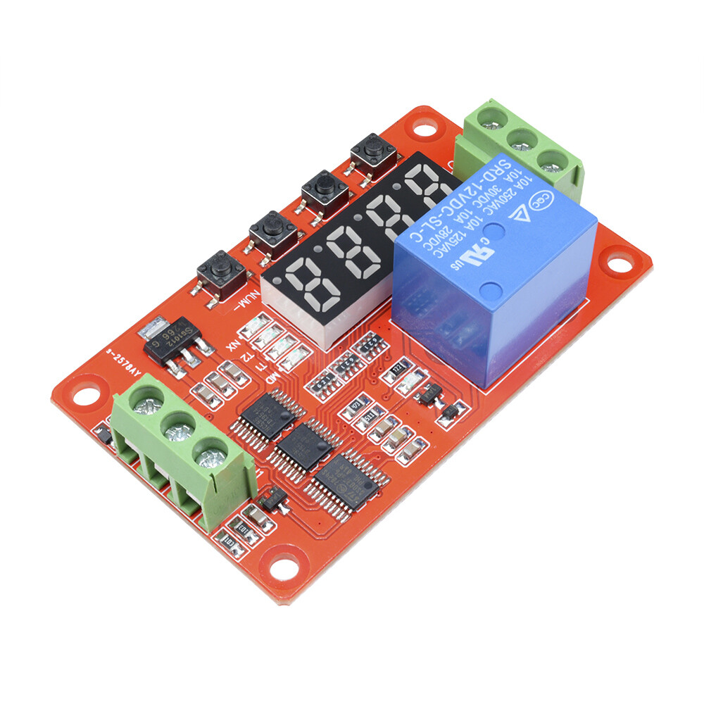 12V Automation Delay Multifunction Self-lock Relay Cycle Timer Module PLC Home