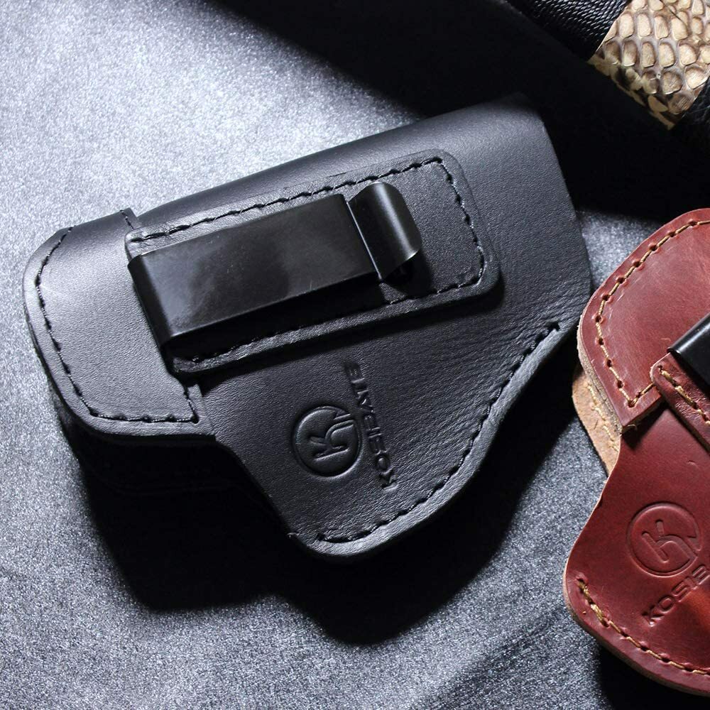 Black Leather IWB Holster for Beretta Bobcat 21A (22/25)/Tomcat 3032 (32) Right