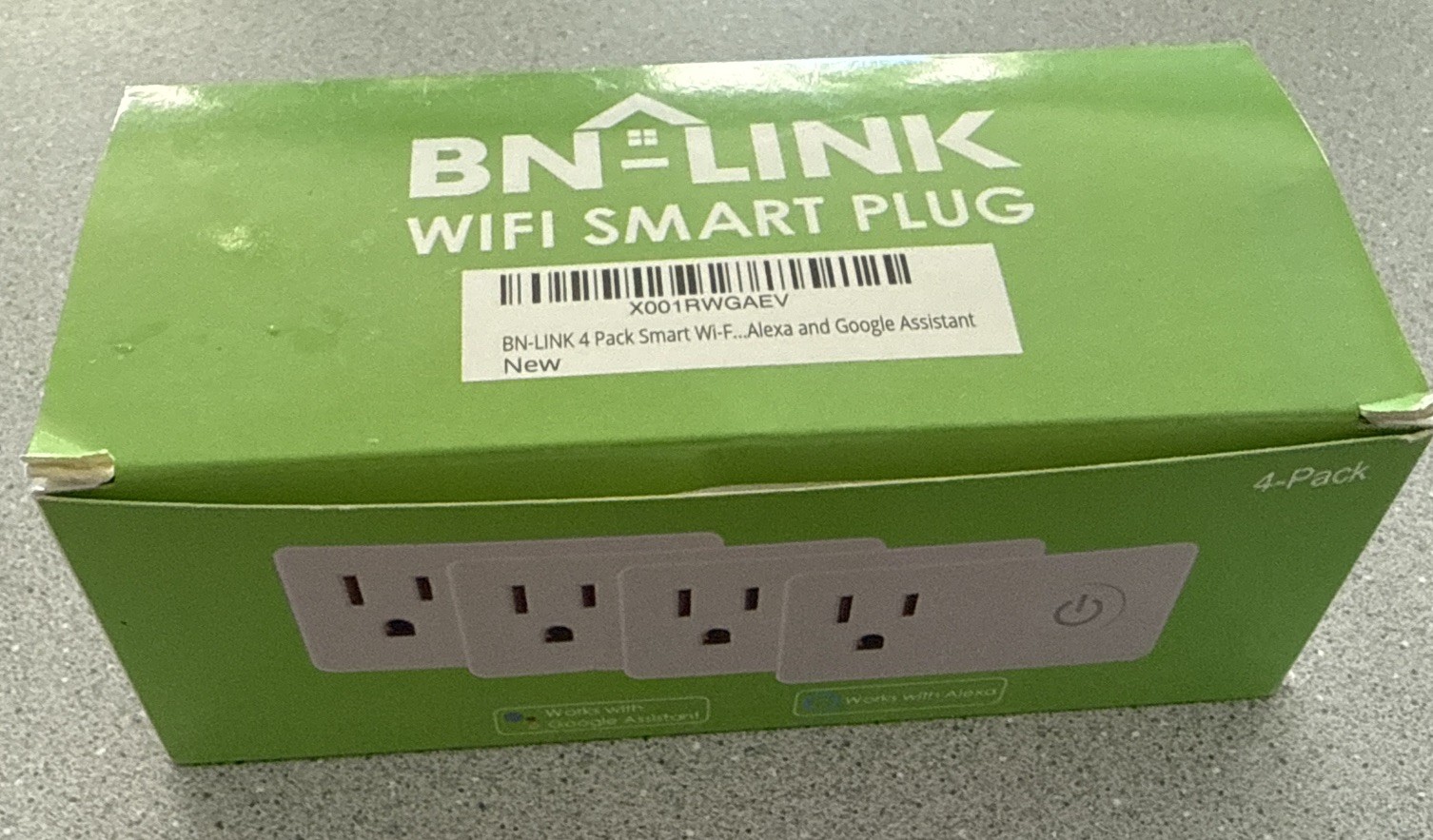 NEW BN-LINK WiFi Smart Plug  In Box 4 Plugs