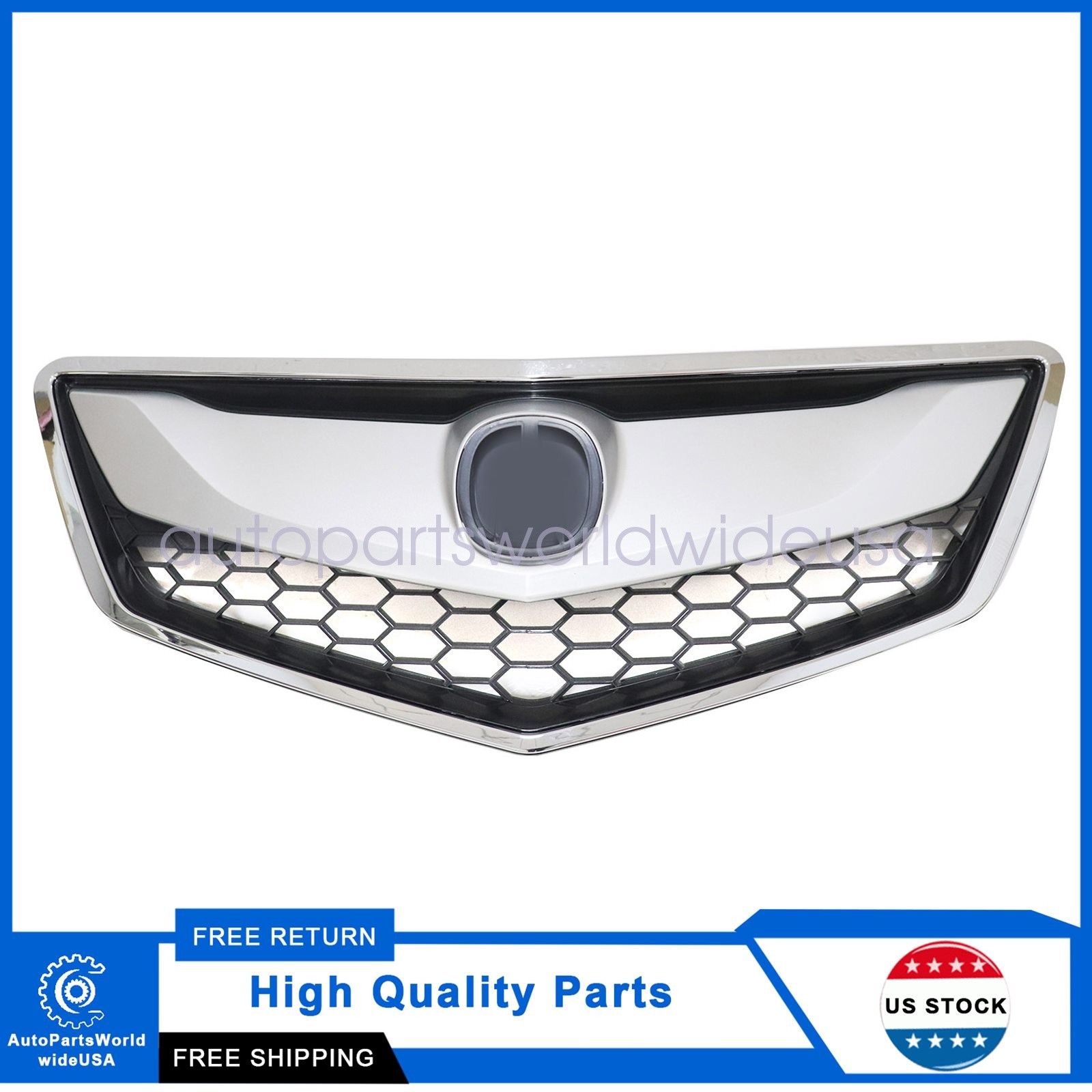 Front Grille W/Chrome Trim Molding 71121TX4A51 Fits Acura RDX 2016-2018