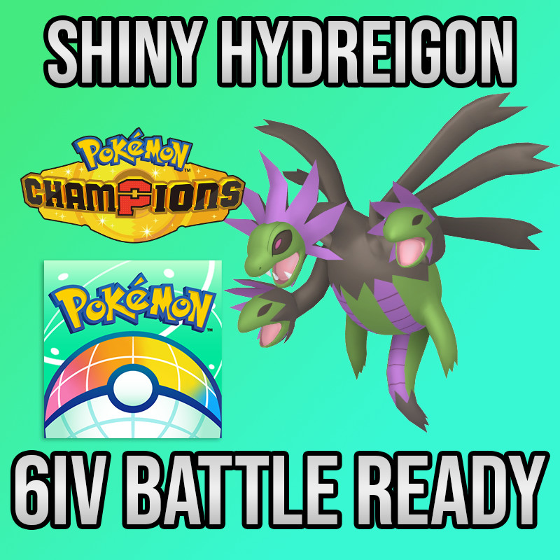 ✨6IV SHINY Hydreigon Battle Ready🚀 POKEMON HOME✨Pokemon Champions✨
