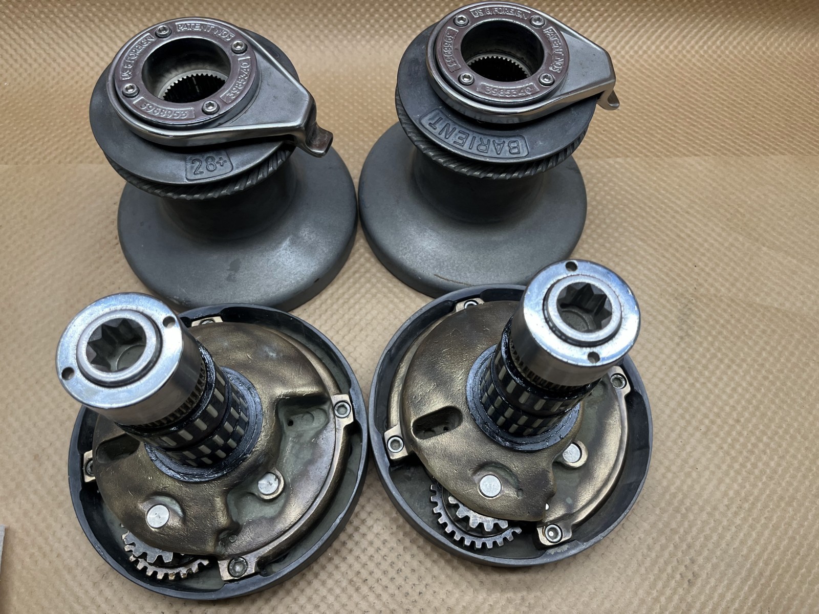 Barient 28+ Self Tailing Two Speed Winch Pair