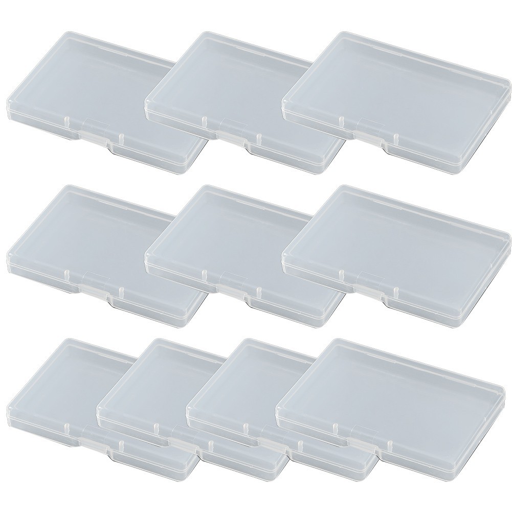 Storage Solution 10pc Rectangular Flat Boxes for Stationery and Jewelry