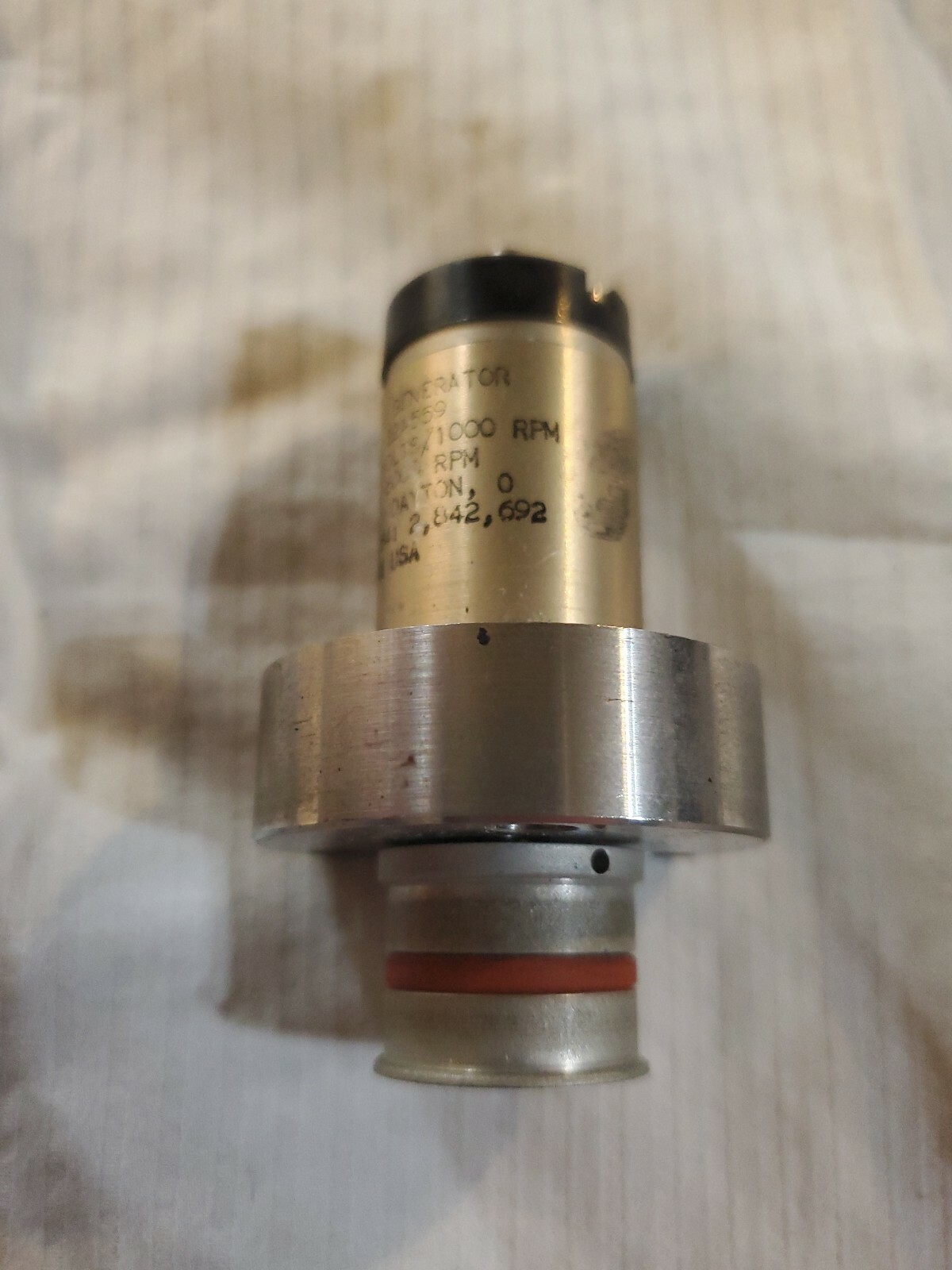 Globe Motors Tachometer Generator 22a559 3v 6000 rpm Made In Usa