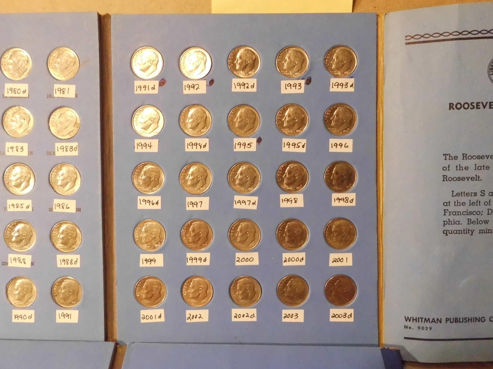 ROOSEVELT DIME COMPLETE 1965 - 2026 COMPLETE P&D SET #OCP282