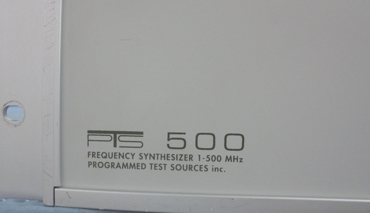 Programmed Test Sources Inc 500RKN2X-6 Frequency Synthesizer 1-500MHz PTS 500