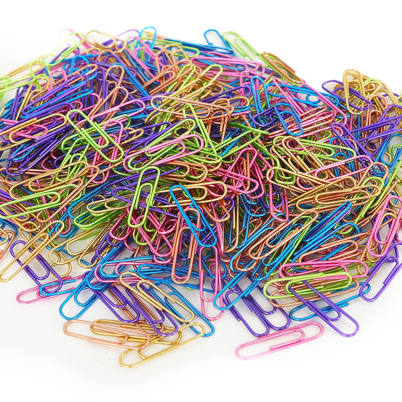 Ufmarine Large Paper Clips 2 inch, 240 Pcs Colored Large, Multicolor