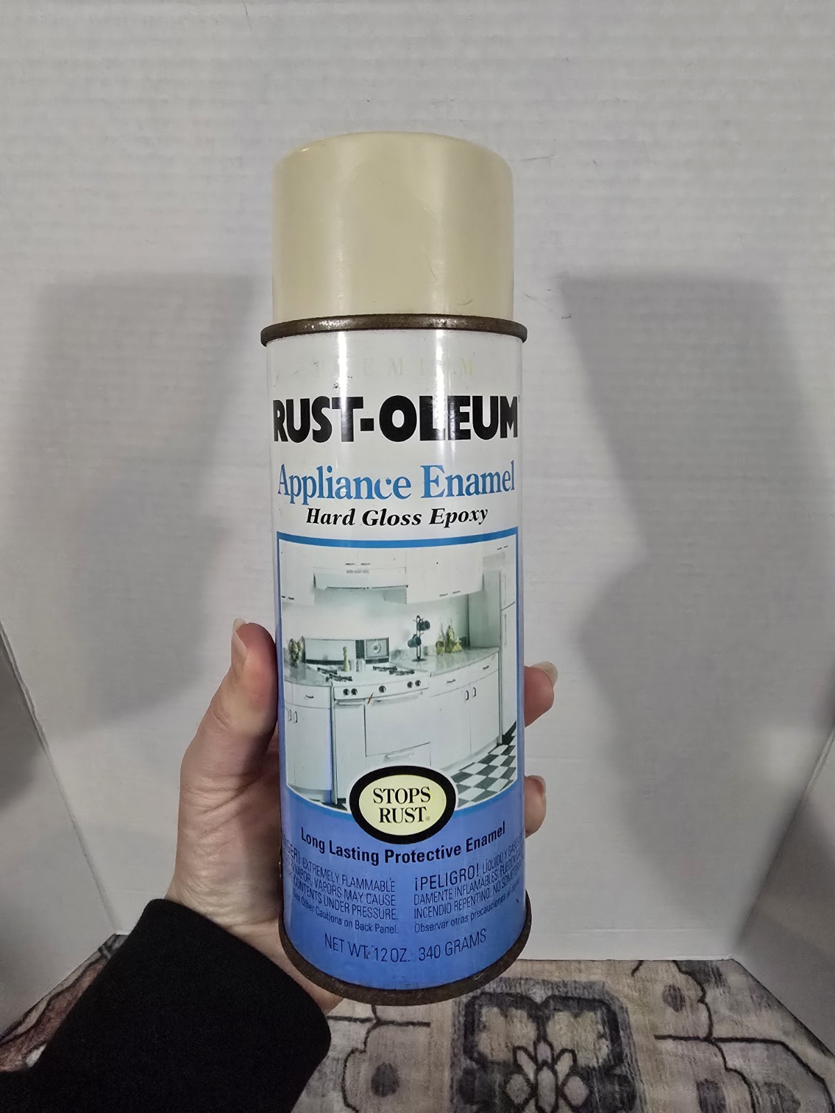 Vintage 90s Rustoleum Appliance Enamel Hard Gloss Epoxy Almond
