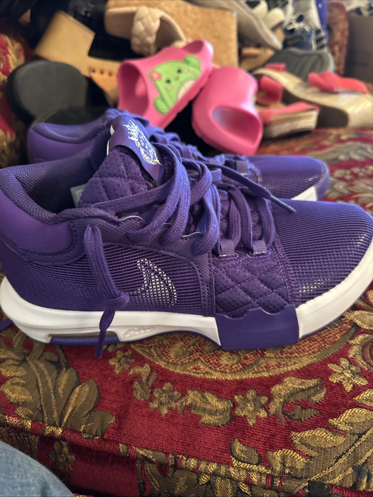 Nike Lebron Witness 8 TB Mens Size 7 Purple White FB9944-500