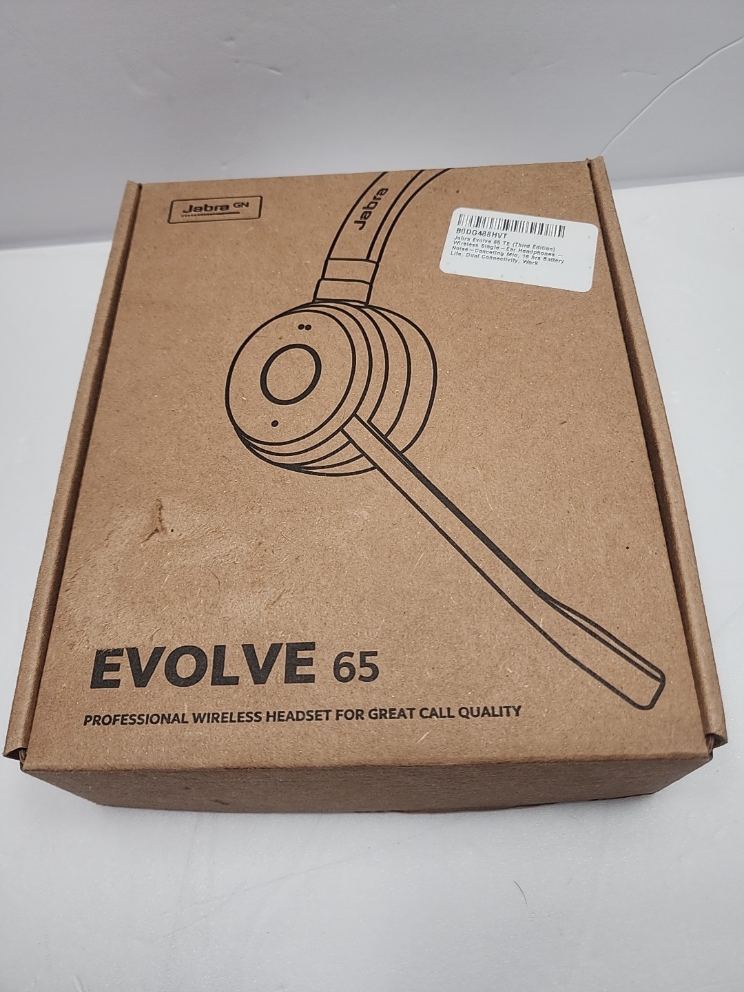 Jabra Evolve 65 TE (Third Edition) Wireless Single-Ear Headphones Black