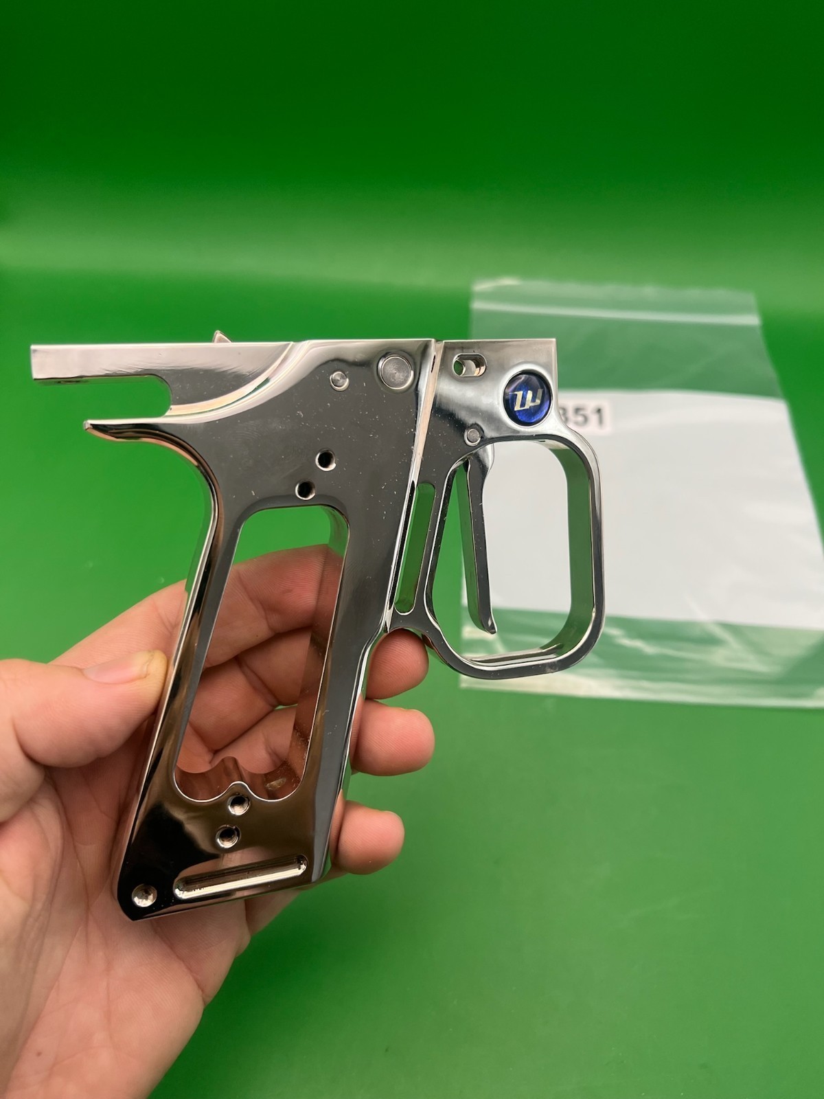 WGP Autococker Hinge Paintball Marker Frame -Silver