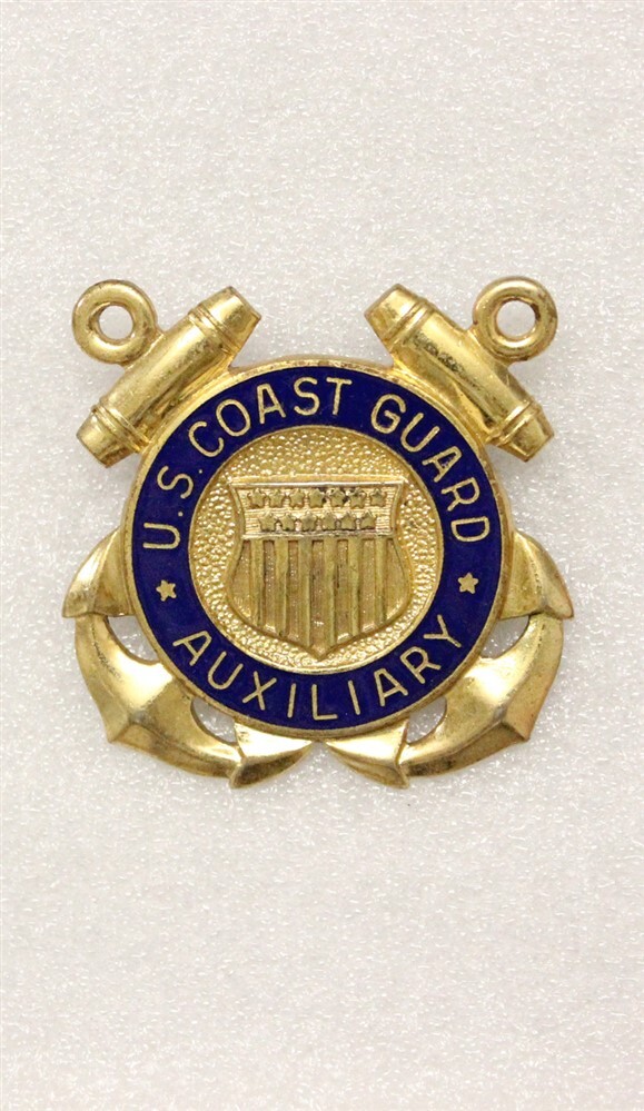 Hat Badge 609: U.S. Coast Guard Auxiliary - VN era, GEMSCO G-2