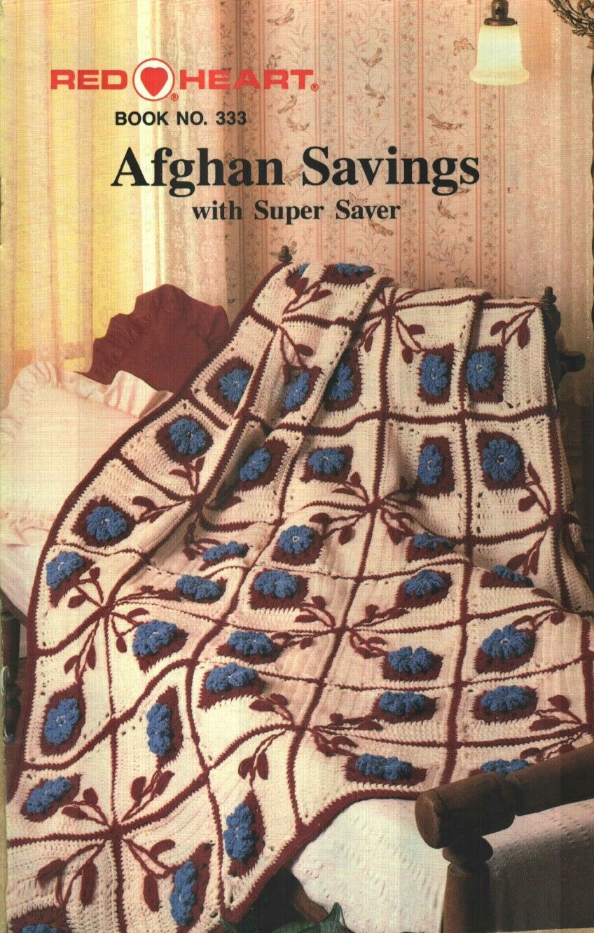 NEW AFGHAN SAVINGS 6 CREATIVE DESIGNS DIGEST SIZE KNIT & CROCHET PATTERN BOOK