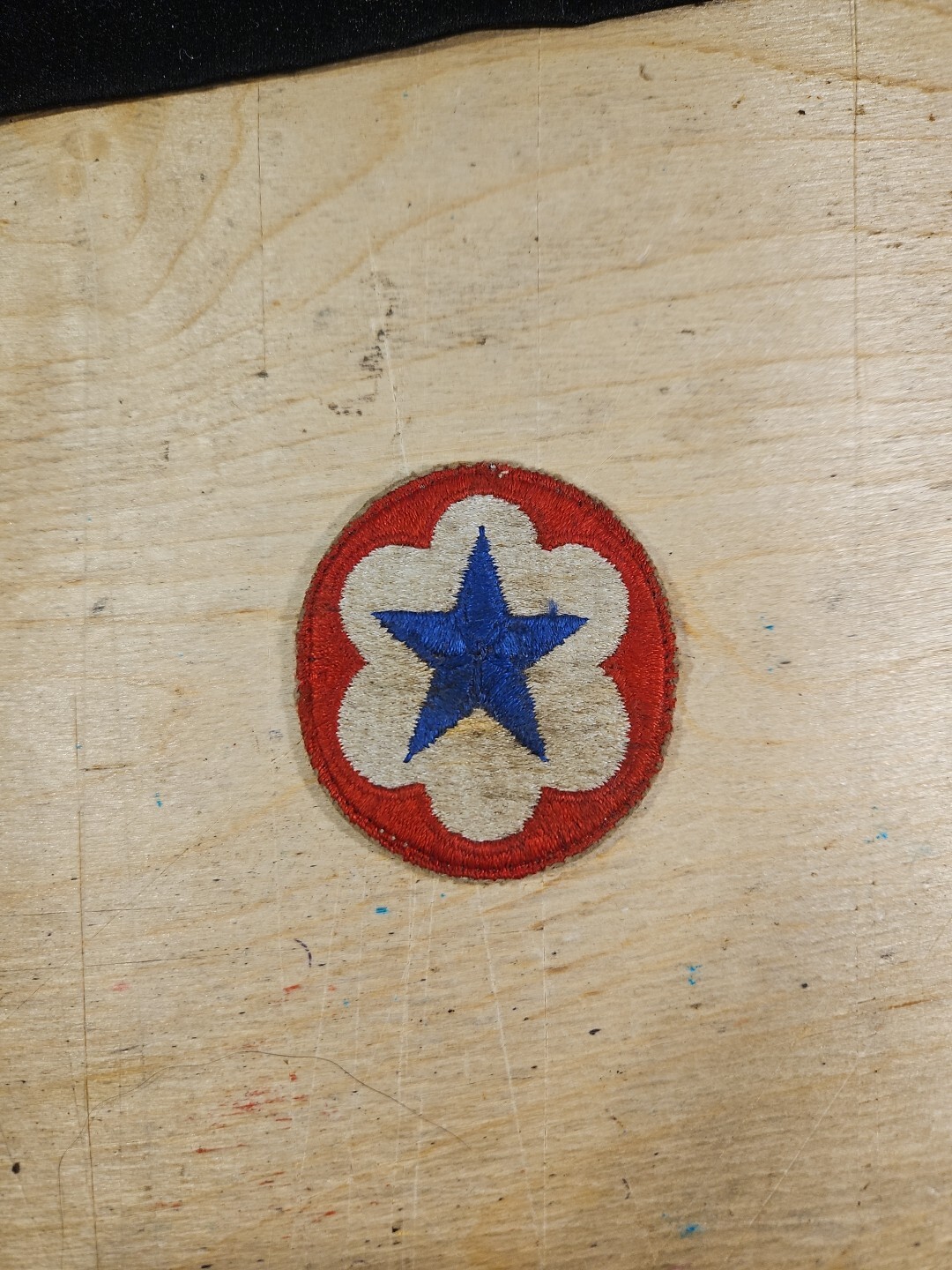 US ARMY SERVICE FORCE ww2 original Ground Force Vintage Patch Fair Condition