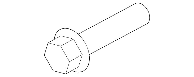 Genuine Ford Pulley Bolt W300001