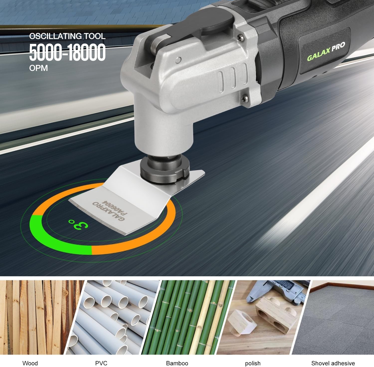 Power Oscillating Tool, Cordless Multi Tool 20V...