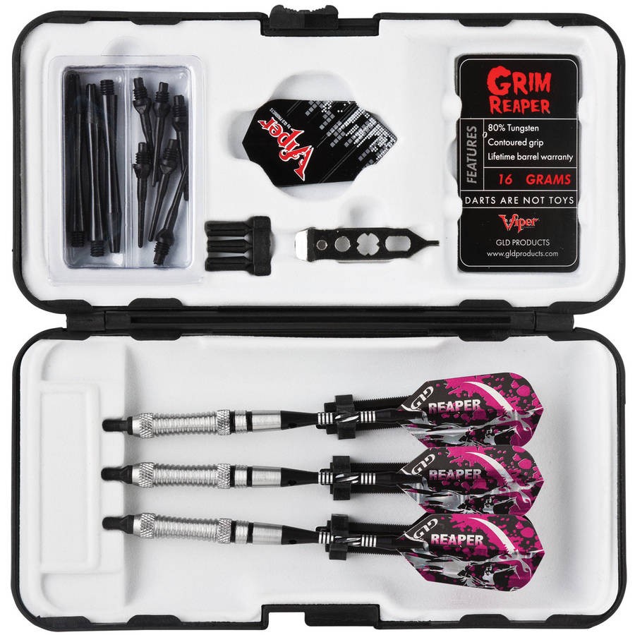 Viper Grim Reaper Tungsten Soft Tip Darts Grooved Barrel 18 Grams