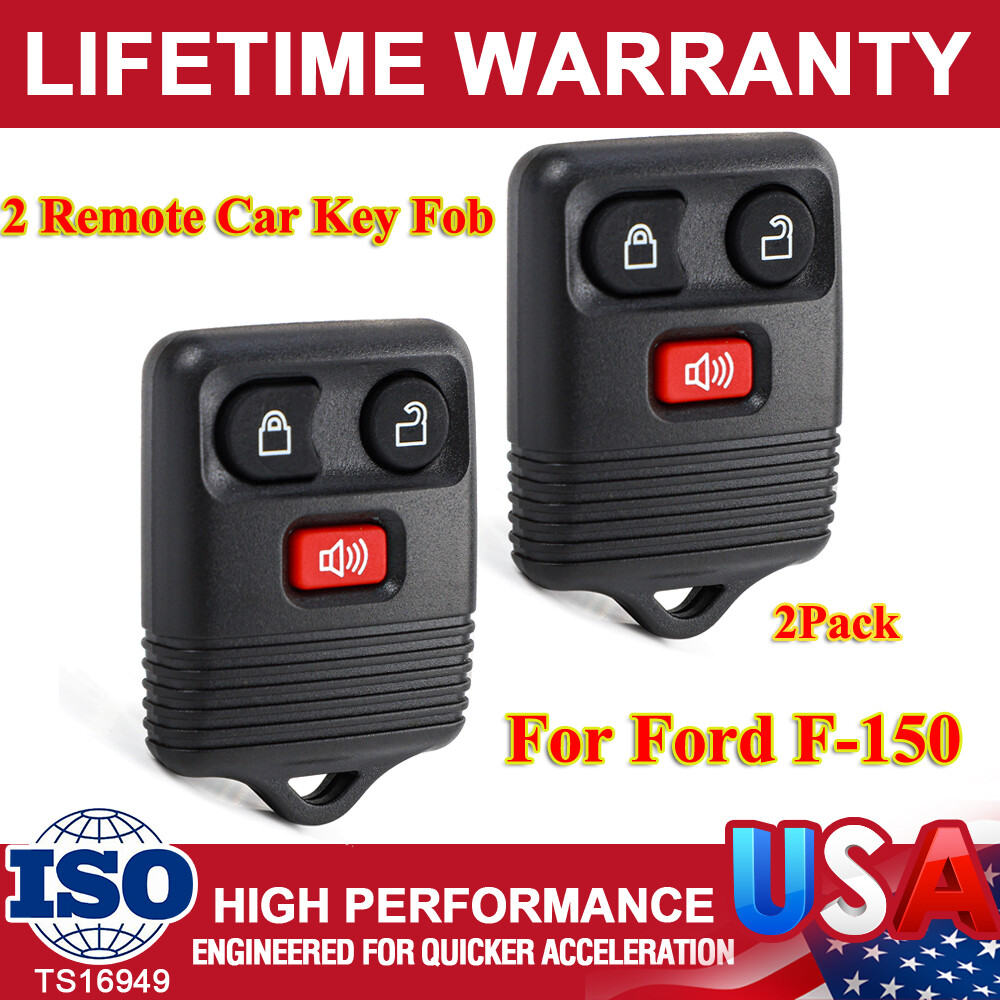 2Pcs Replacement For 1999 2000 2001 2002 2003 2004 Ford F-350 Super Duty Key Fob