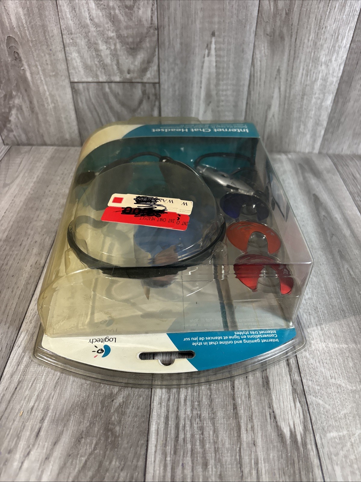 NEW Logitech Internet Chat Headset Behind the Head Multicolored Computer SEALED