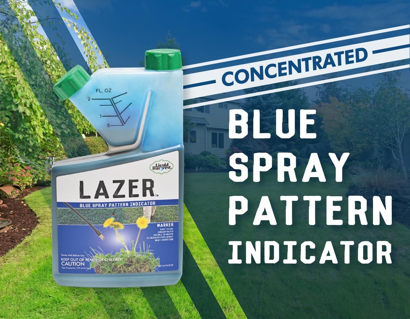 Visual Guide Spray Pattern Indicator for Accurate Weed Treatment Applications