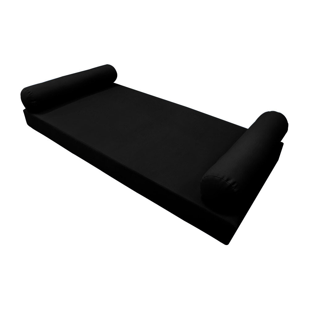 |SLIPCOVER ONLY|S5 Daybed Mattress Bolster Pillow Cover Knife Edge Twin-XL AD109