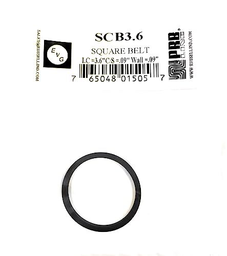 Drive Belt for Tape Players Russell SCB3.6 Square 3.6 X .09 X .09 INCH (1PC)