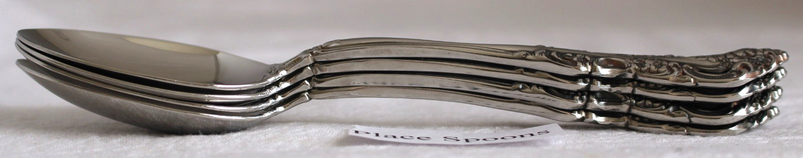 4 Oneida Stainless Cube Michelangelo TEASPOONS