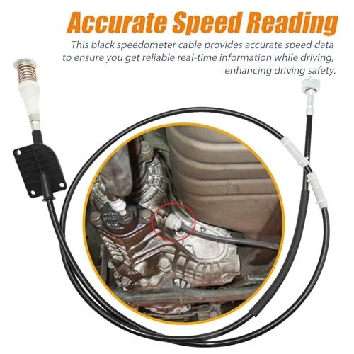 25050-22G01 Black Speedometer Cable - Replacement for Big-M Pickup Replacement