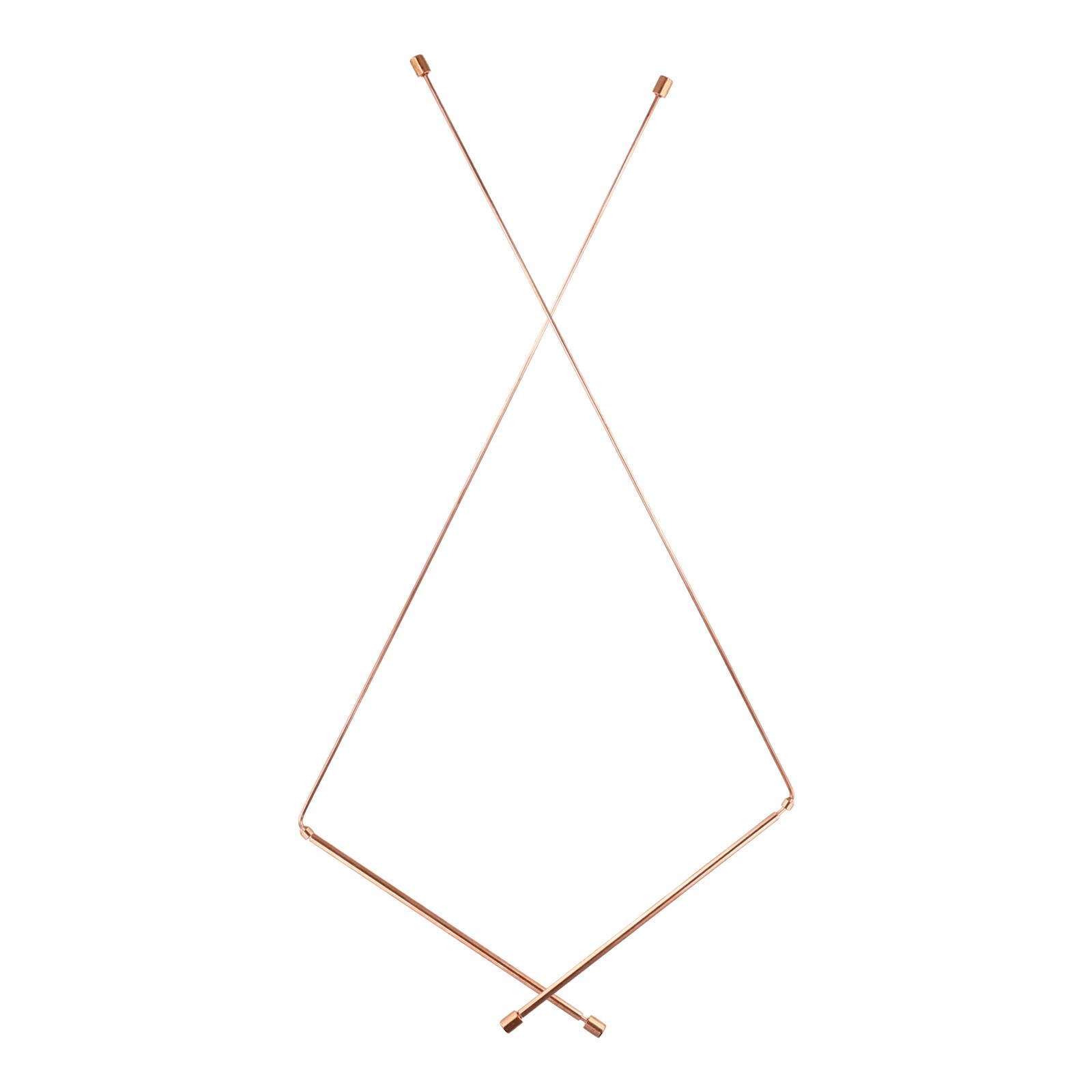 Set of Two Copper Metal Detector Rods for Water and Treasure Discovery