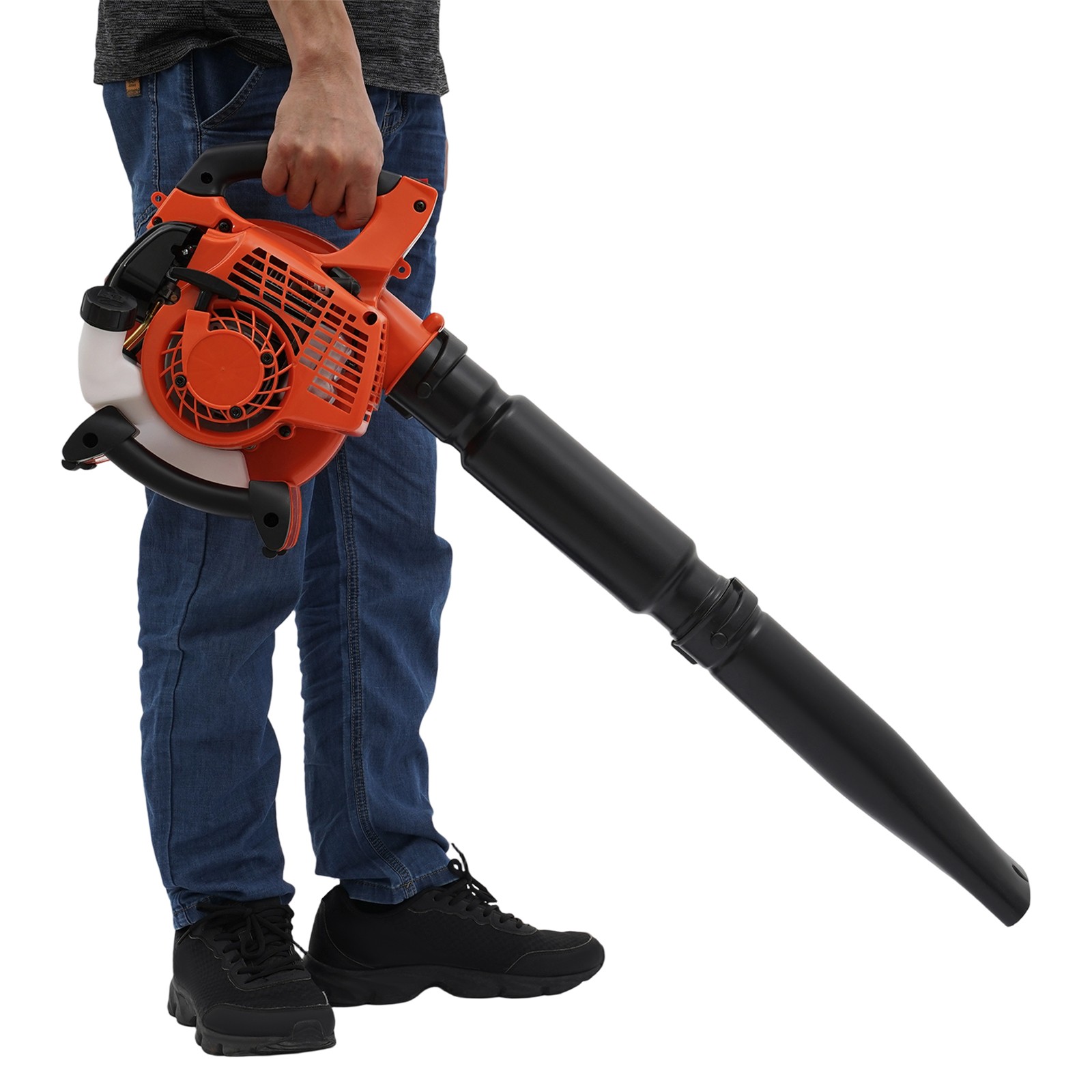 Handheld Gas Powered Leaf Blower & Leaf Vacuum Mulcher with Collection Bag