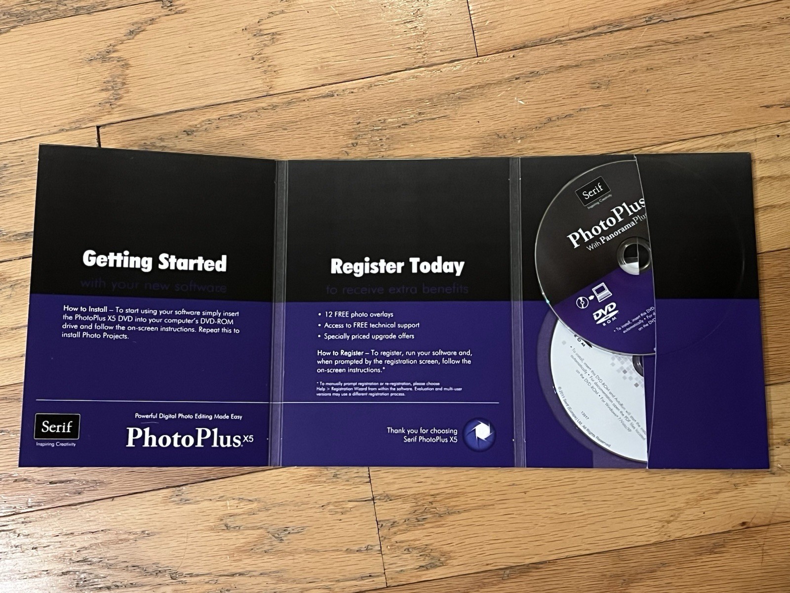 Photo Plus X5 Photo Editing Software Windows 2 Discs 2011