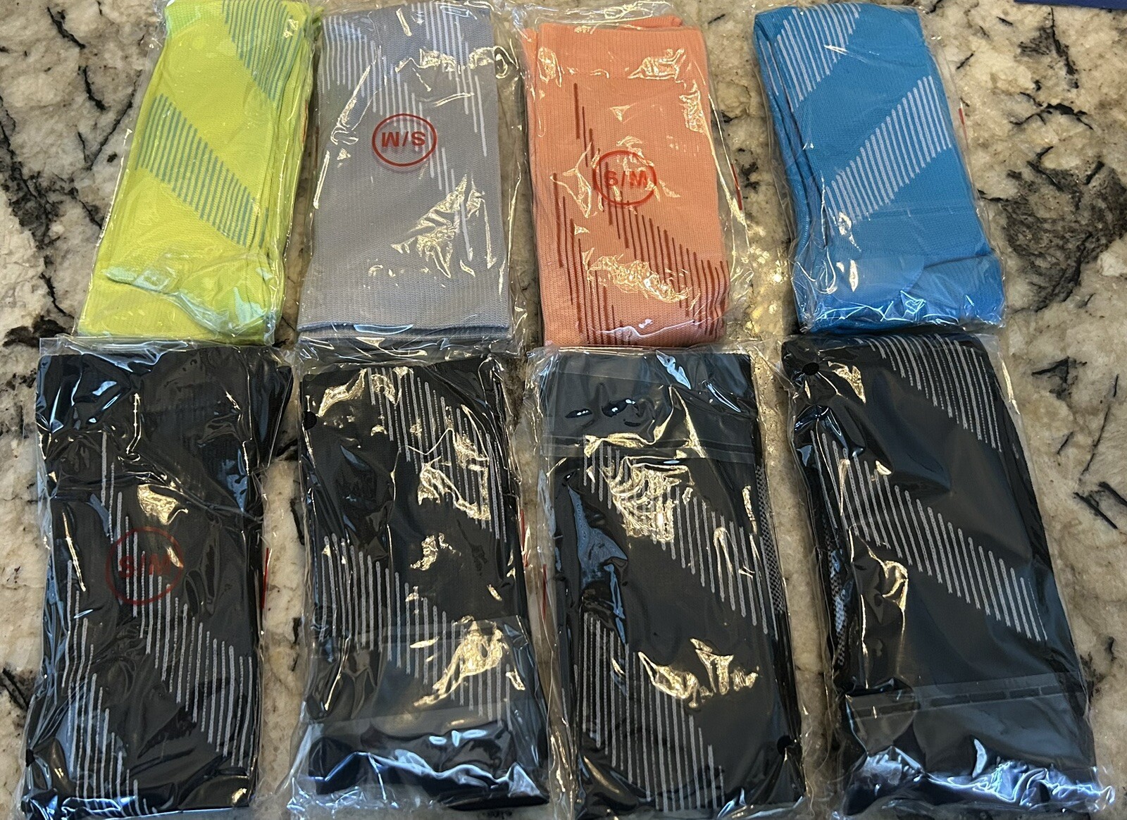 8 Pairs Compression Socks Wo..um Mutticolour-8pack S/M