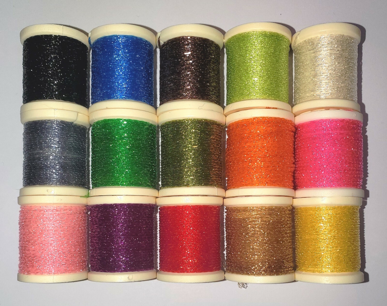 Fisher Hunter FROSTBITE MICRO-BRAID FLY TYING BODY MATERIAL 1 SPOOL U Pick Color