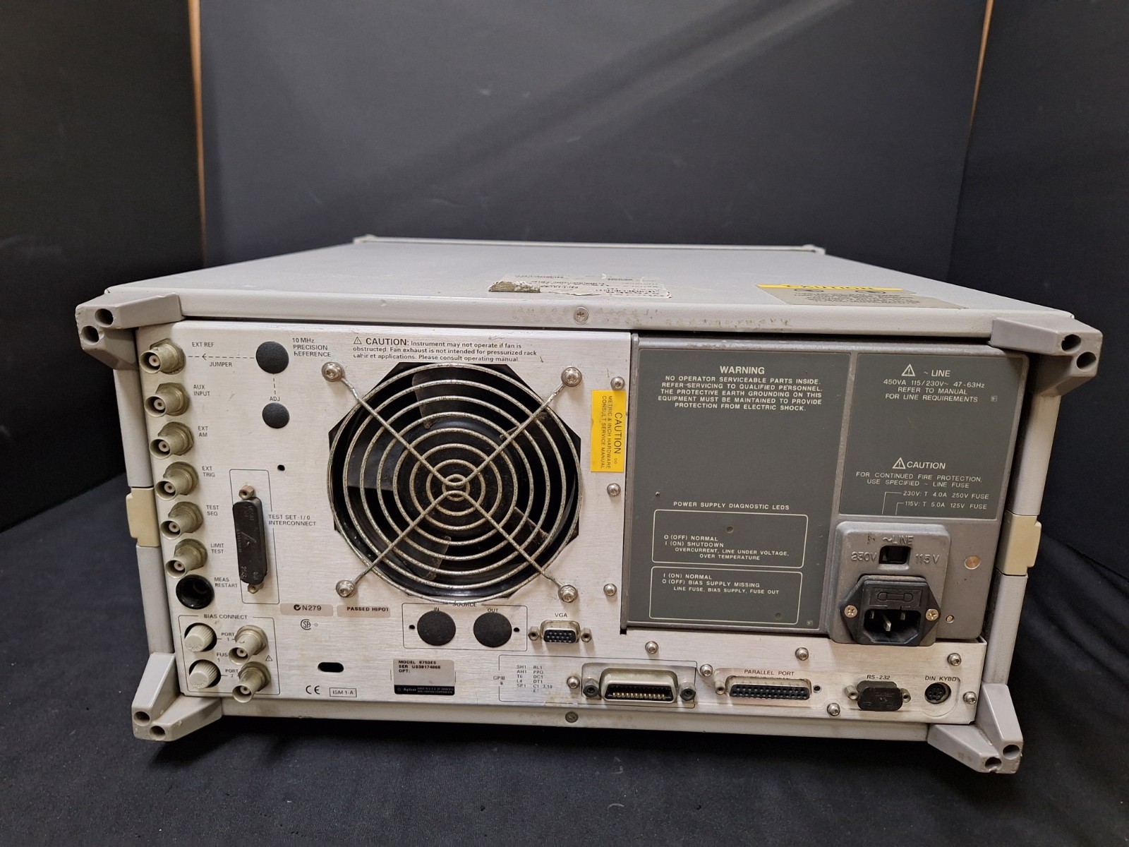 Agilent 8753ES S-parameter Network Analyzer, 30kHz - 6GHz (4868)