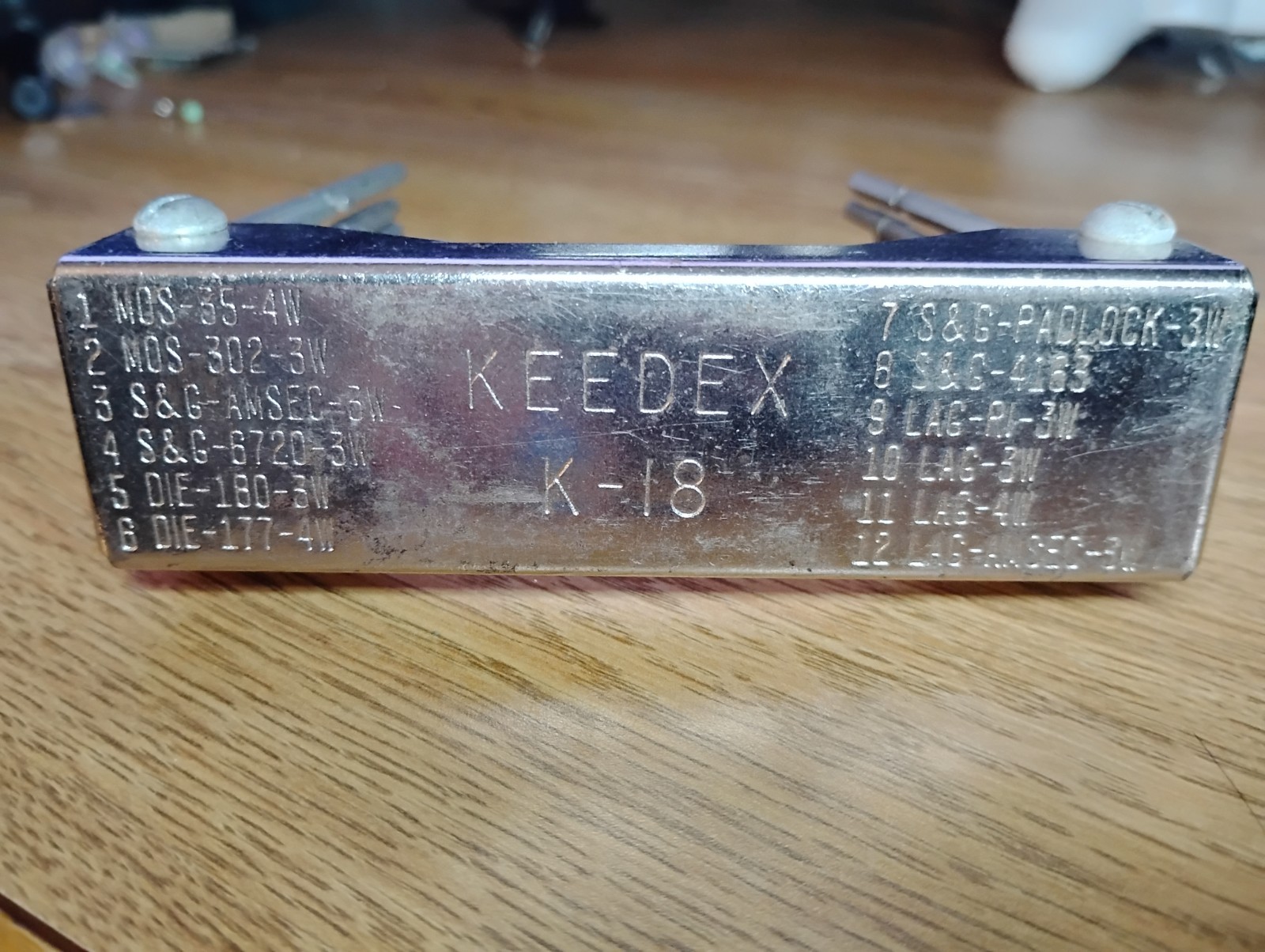 Keedex K-18 Locksmith Safe Combination Change Tool