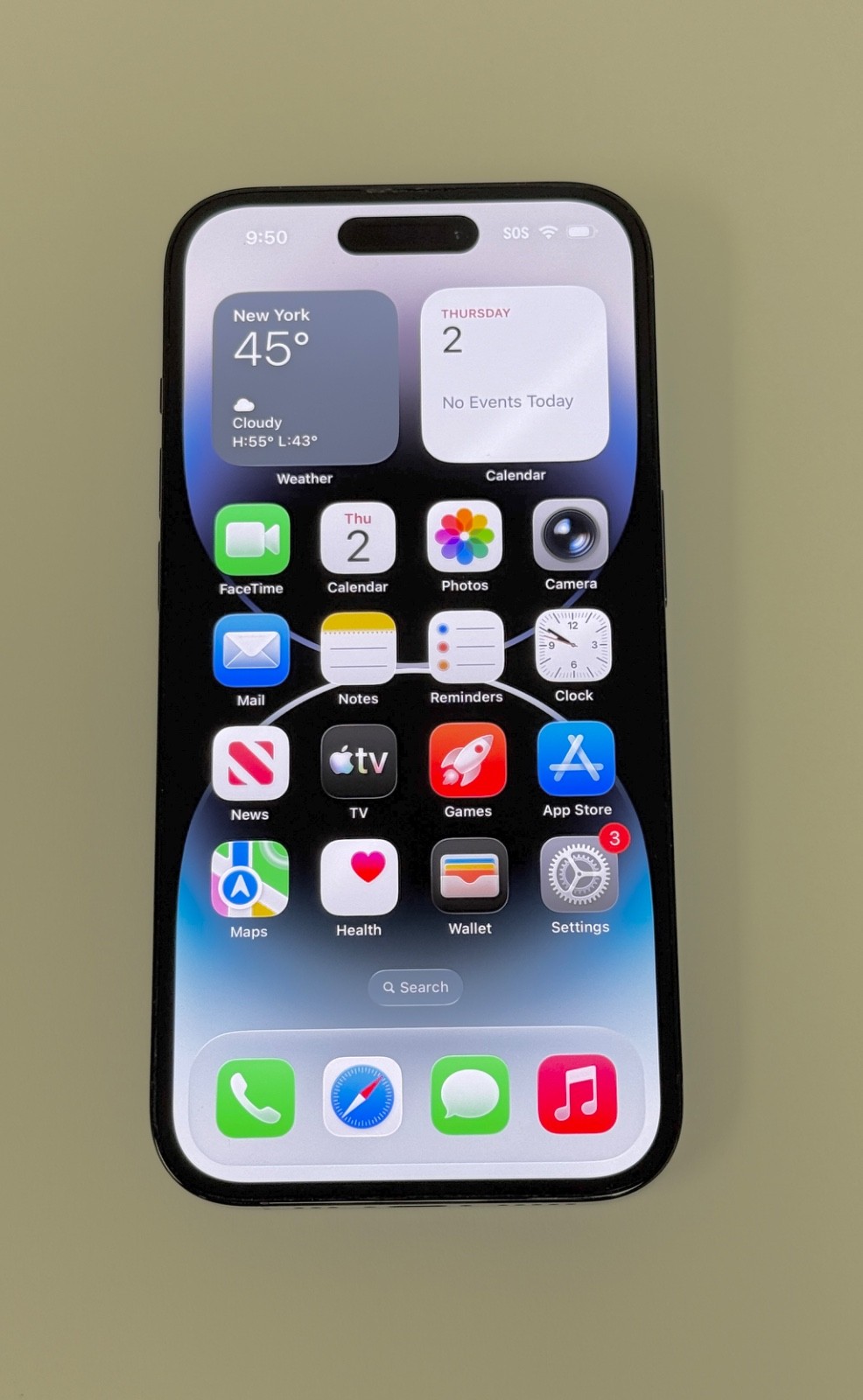 Apple iPhone 14 Pro 128 GB Space Black Unlocked Very Good Condition MPXT3LL/A